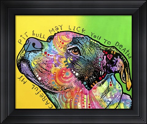 Framed Lick You to Death Print