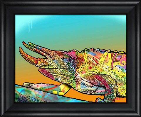Framed Chameleon Print