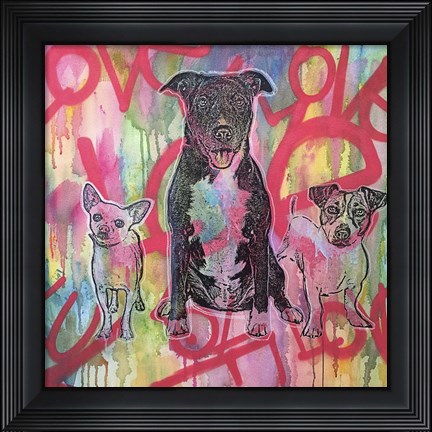 Framed Tres Amigos Print