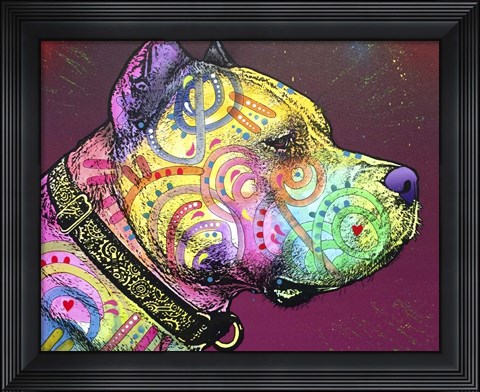 Framed Pitbull Soul Print