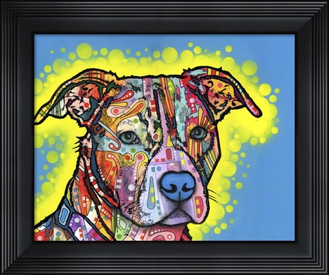 Framed Painted Pit Print