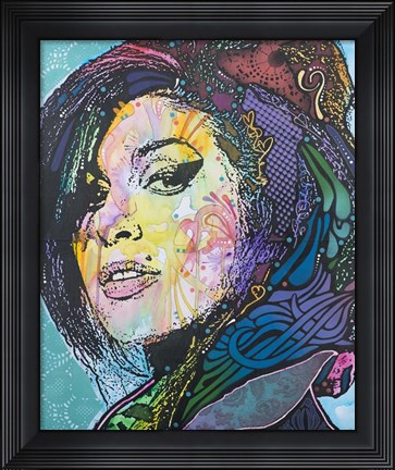 Framed Amy Winehouse Print