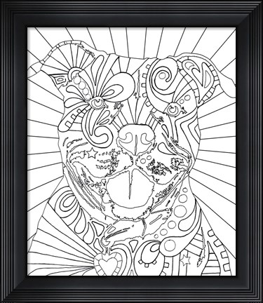 Framed Beware CB Print