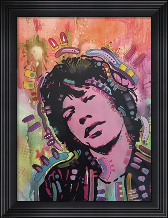 Framed Mick 1 Print