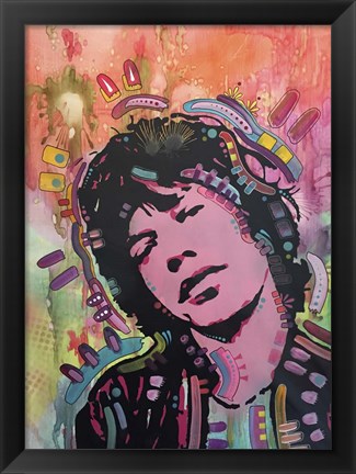 Framed Mick 1 Print