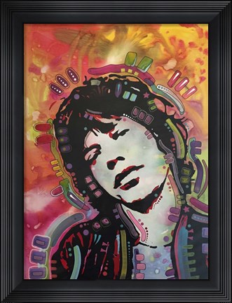 Framed Mick 2 Print