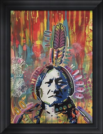Framed Sitting Bull 1 Print