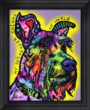 Framed My Schnauzer Print