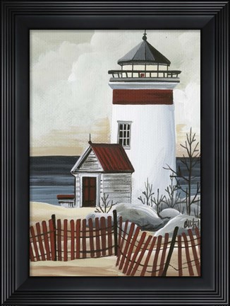 Framed Lighthouse A Print
