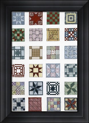 Framed Quilts Print