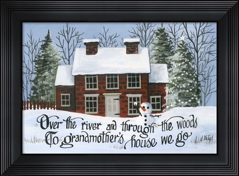 Framed Grandma&#39;s House 1 Print