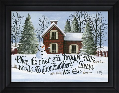 Framed Grandma&#39;s House 2 Print