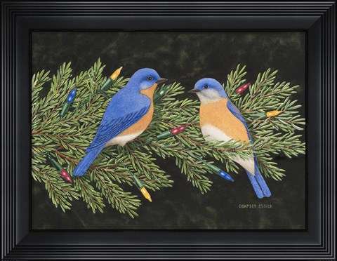 Framed Christmas Blues Print