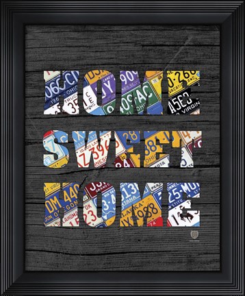 Framed Home Sweet Home Print
