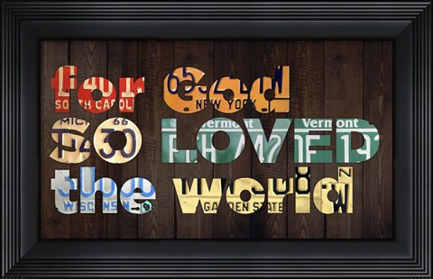 Framed John 316 Print