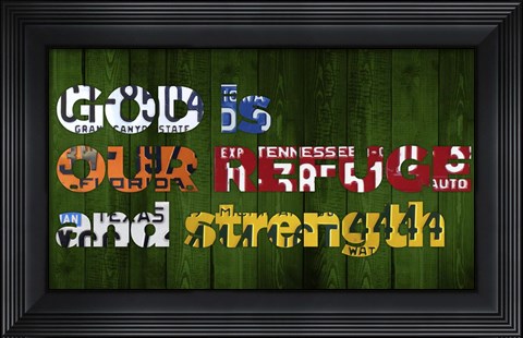 Framed Ps 461 Print