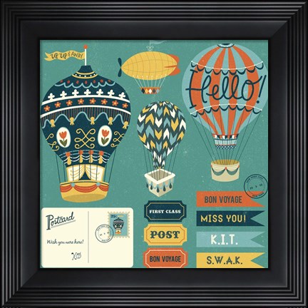 Framed Air Ships Print