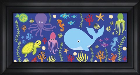 Framed Sea Mat Print