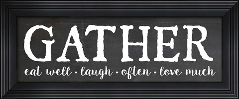 Framed Gather Print