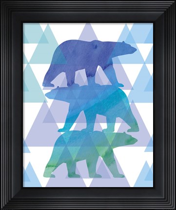 Framed Geometric Polar Print