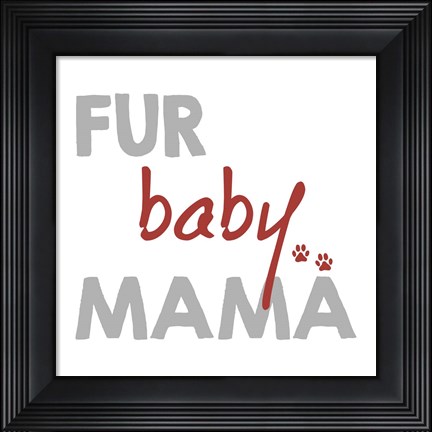 Framed Fur Baby Print