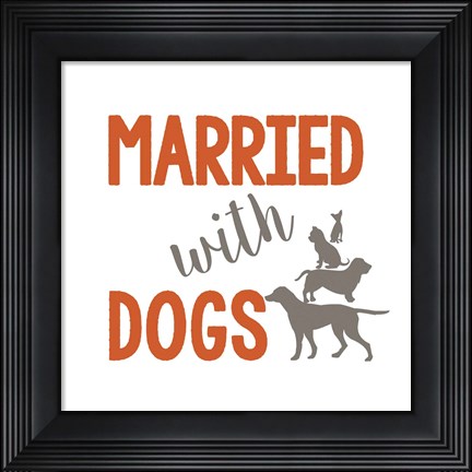 Framed Married Print
