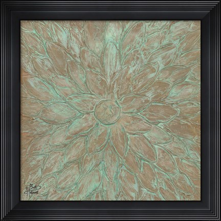 Framed Oxidized Petals I Print