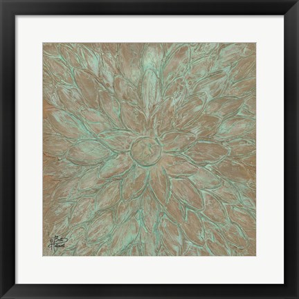 Framed Oxidized Petals I Print