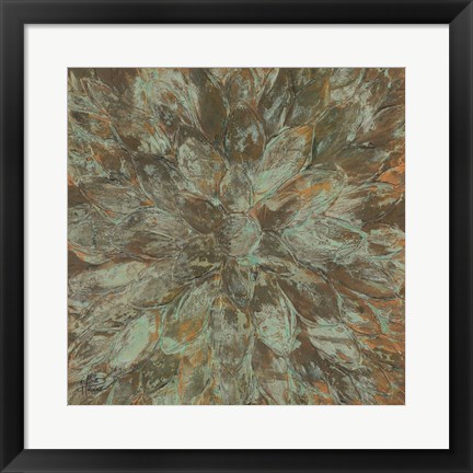 Framed Oxidized Petals II Print