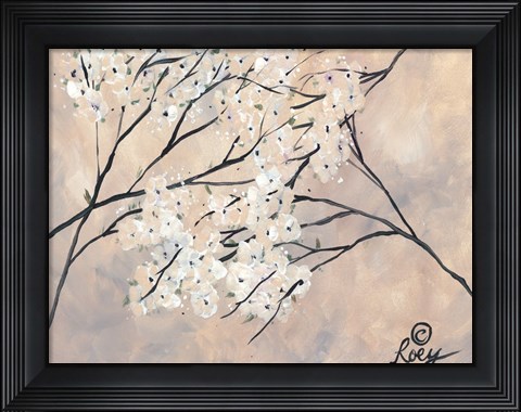 Framed Magnolias in Bloom Print