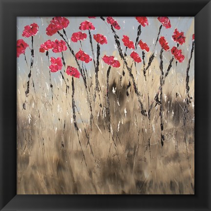 Framed Poppy Dance Print