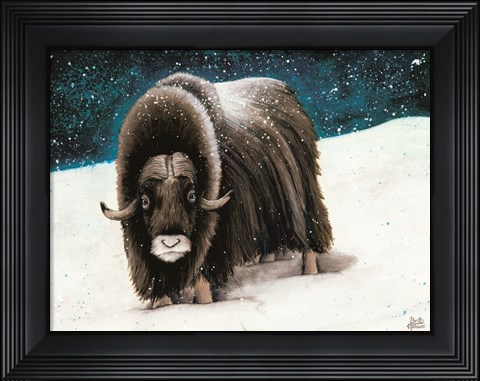 Framed Dressed for Winter Print