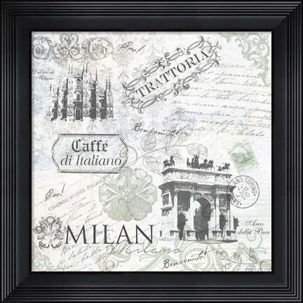 Framed Milan Print