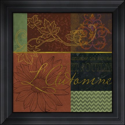 Framed Autumn Patch Print