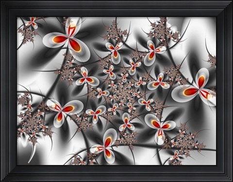 Framed Cherry Blossoms Print