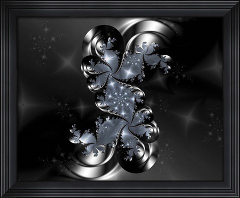 Framed Julia Swirls Print