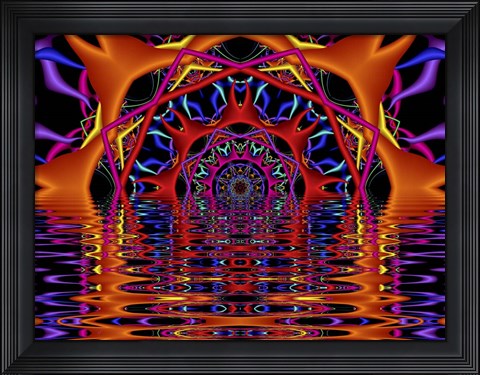 Framed Sky Fire Print