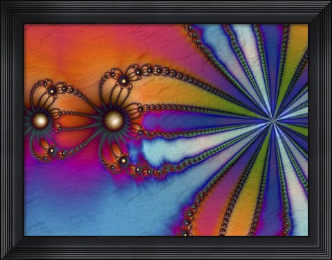 Framed Tie Dye Print