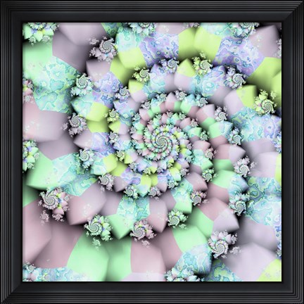 Framed Cotton Candy I Print