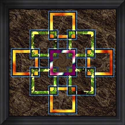 Framed Elements Print