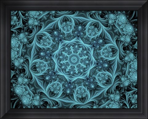 Framed Aquamarine Print