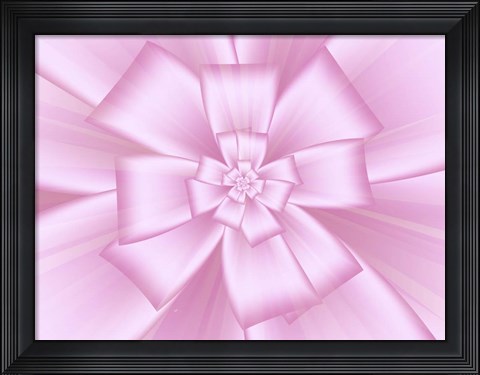 Framed Pretty Pink Bow III Print