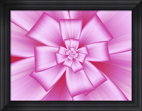 Framed Pretty Pink Bow IV Print
