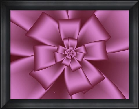 Framed Pretty Pink Bow VII Print