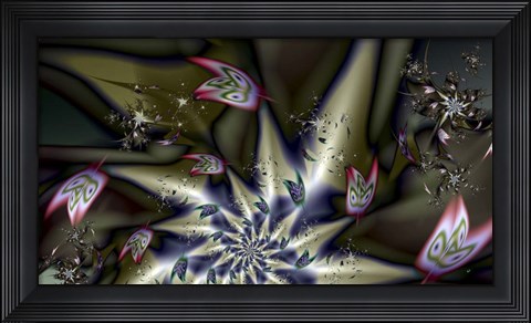 Framed Wonderland Blooms Print