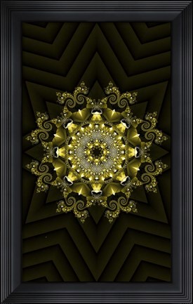 Framed Gold 5 Print