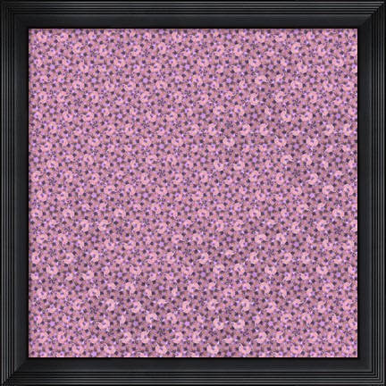 Framed Roundy Texture Print