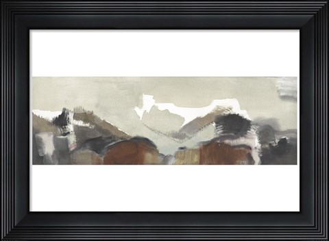 Framed Mountain Pass Print