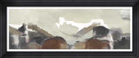 Framed Mountain Pass Print