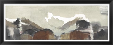 Framed Mountain Pass Print